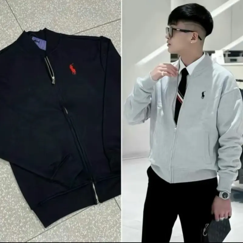 Áo bomber ngựa thêu chất nỉ from đẹp(namveshop)