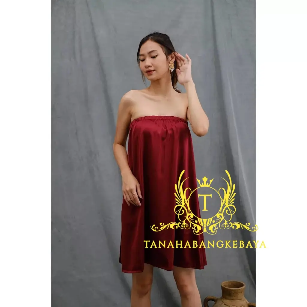 kemben spa facial lulur ratus salon kain basahan (PENDEK Satin Lokal) / Kemben Salon Spa Polos Pendek Bahan SATIN /Kemben Facial Polos