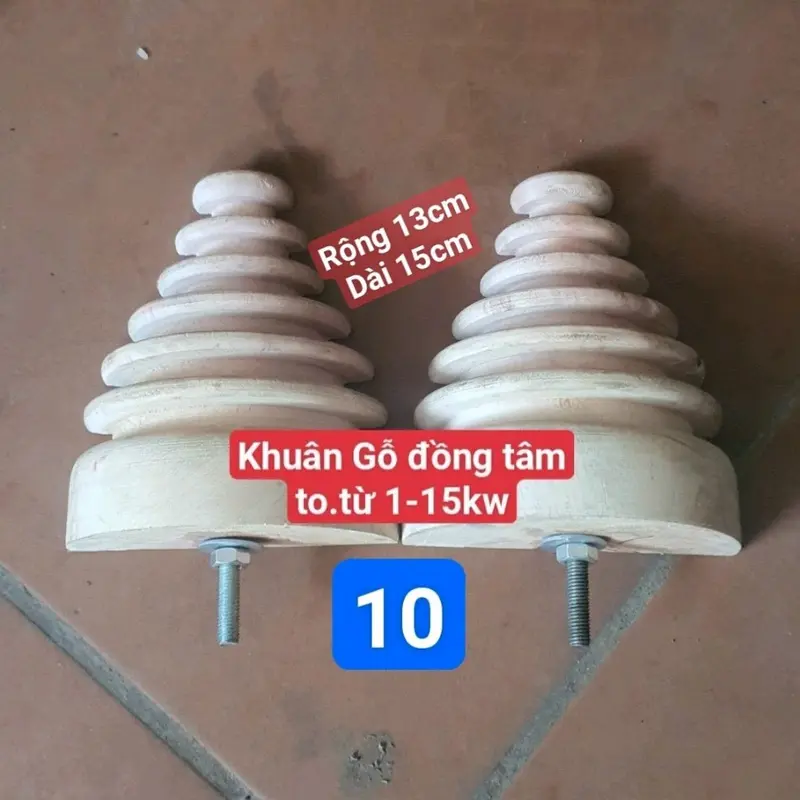 Bộ khuân gỗ đồng tâm 3cỡ...từ 125w-20kw. 1