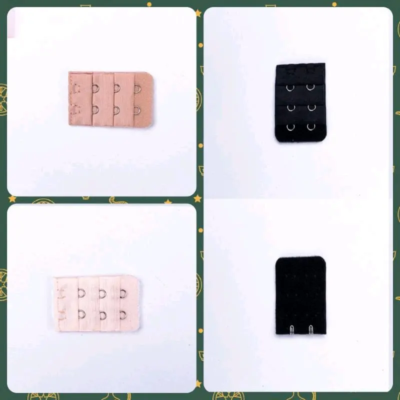 10 Pcs ( Isi 10 ) Sambungan Pengait Bh / Bra Extension Kait 2 & 3 4