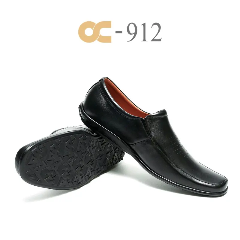 SEPATU SLIP ON PRIA BAHAN KULIT ASLI PANTOFEL FORMAL OC 912 ORIGINAL ODON CIBADUYUT BRAND LOKAL INDONESIA SATU KASUAL KERJA DINAS KANTORAN KULIAH NONGKRONG SANTAI ELFAWWAZ LEATHER SHOES 8