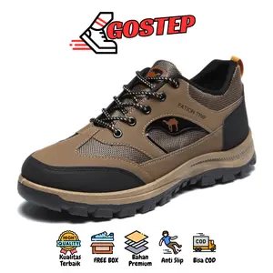 Gostep S034 Sepatu Gunung Pria Sepatu Sneakers  Sport Shoes Hiking Outdoor