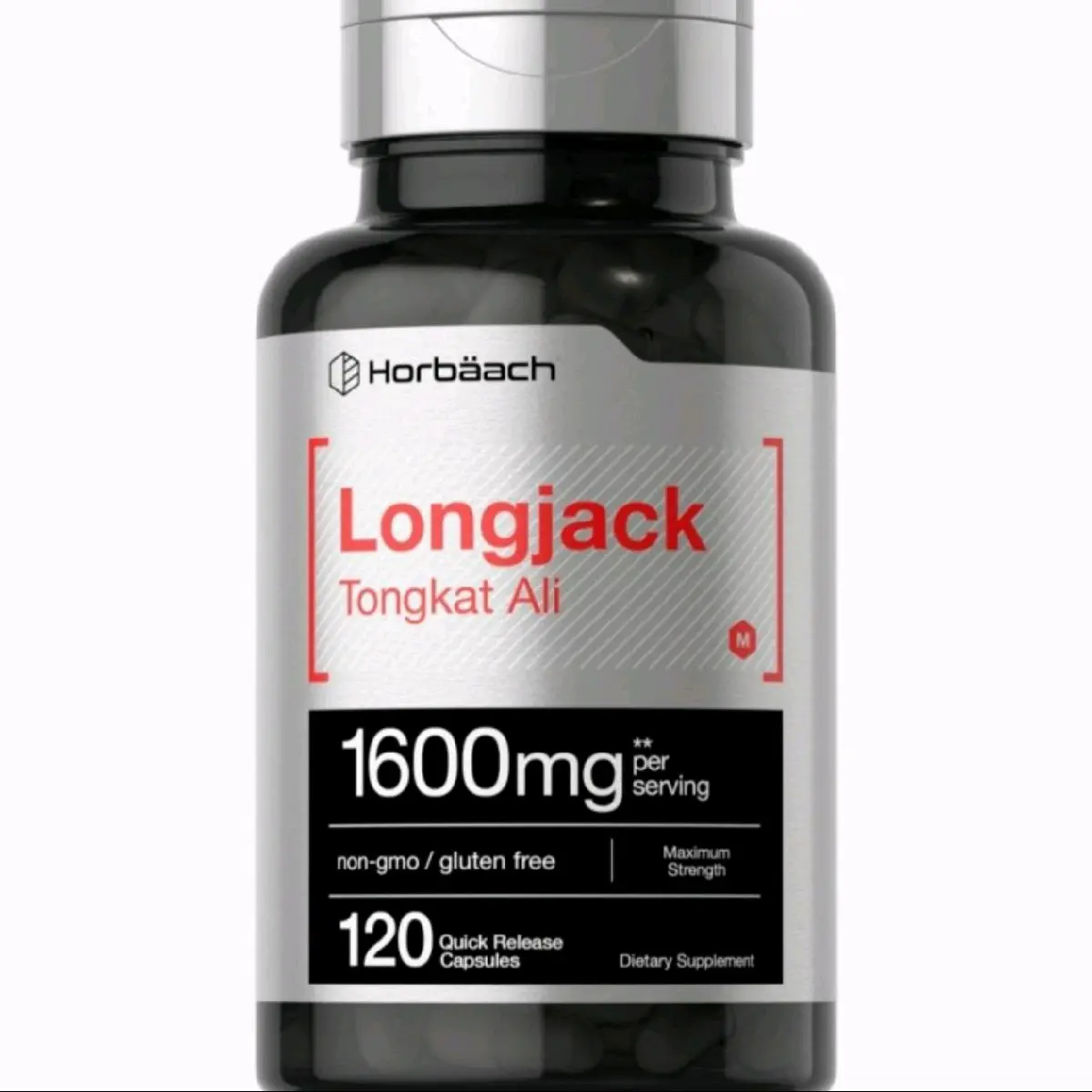 Horbaach longjack long jack tongkat ali 1600mg 1600 mg - 120 caps