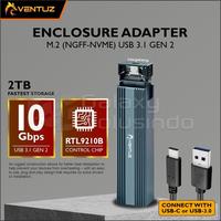 Gambar VENTUZ NVMe SSD M.2 Enclosure USB Type-C dari GASOL MALANG Kota Malang 1 Tokopedia