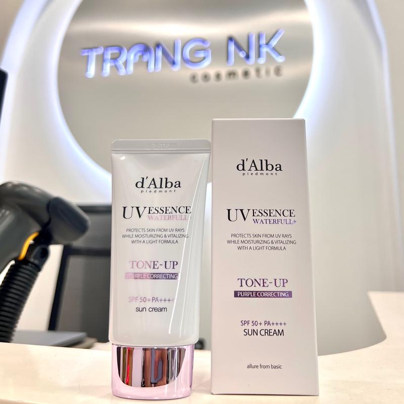  <Bản Tím> Kem Chống Nắng d'Alba Waterfull Tone Up PURPLE Correcting Sun Cream SPF50+ PA++++ 50ml 