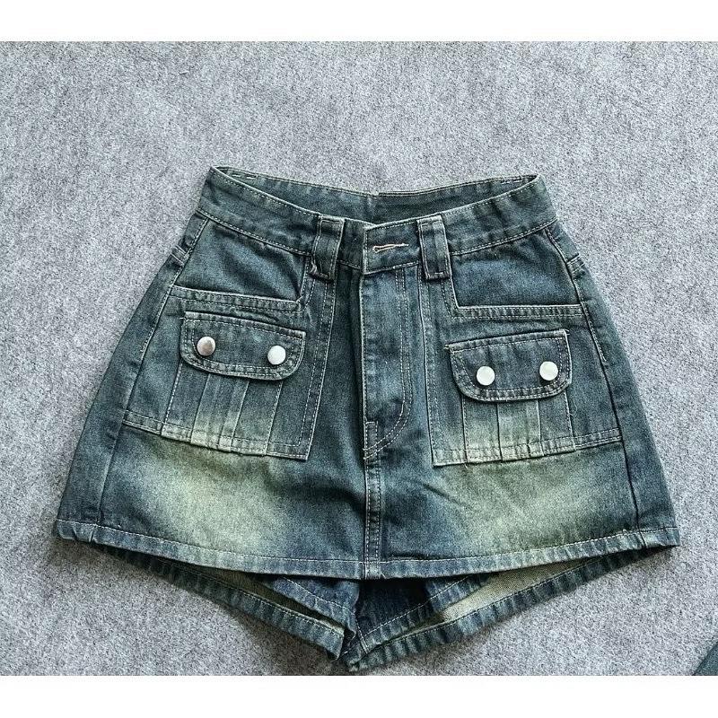 ￼Quần váy bigsize lưng cao túi nút mã 515 3