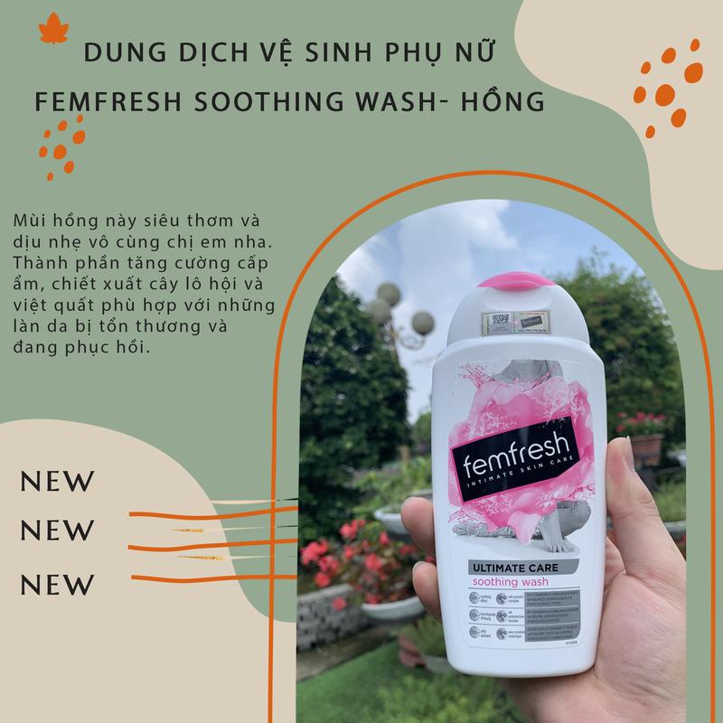 Dung dịch Femfresh Soothing Wash Hồng 250ml 1