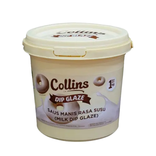 [KALIMANTAN] COLLINS DIP GLAZE DAN CRUNCHY 1 KG ANEKA RASA Manis Selai Halal BPOM 6
