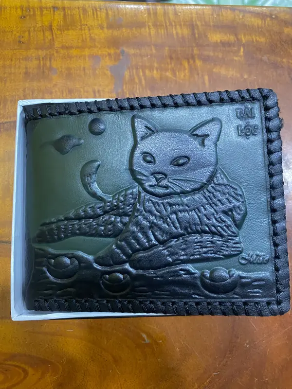 Ví Lộc Tài 12 con Giáp - may mắn tài lộc theo tuổi phong thủy ví ngang thịnh hành   Da Nam Wallet 3