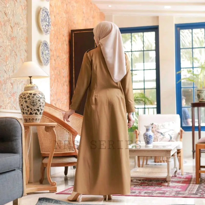 gamis pemda full kancing/seragam PNS/ASN 3