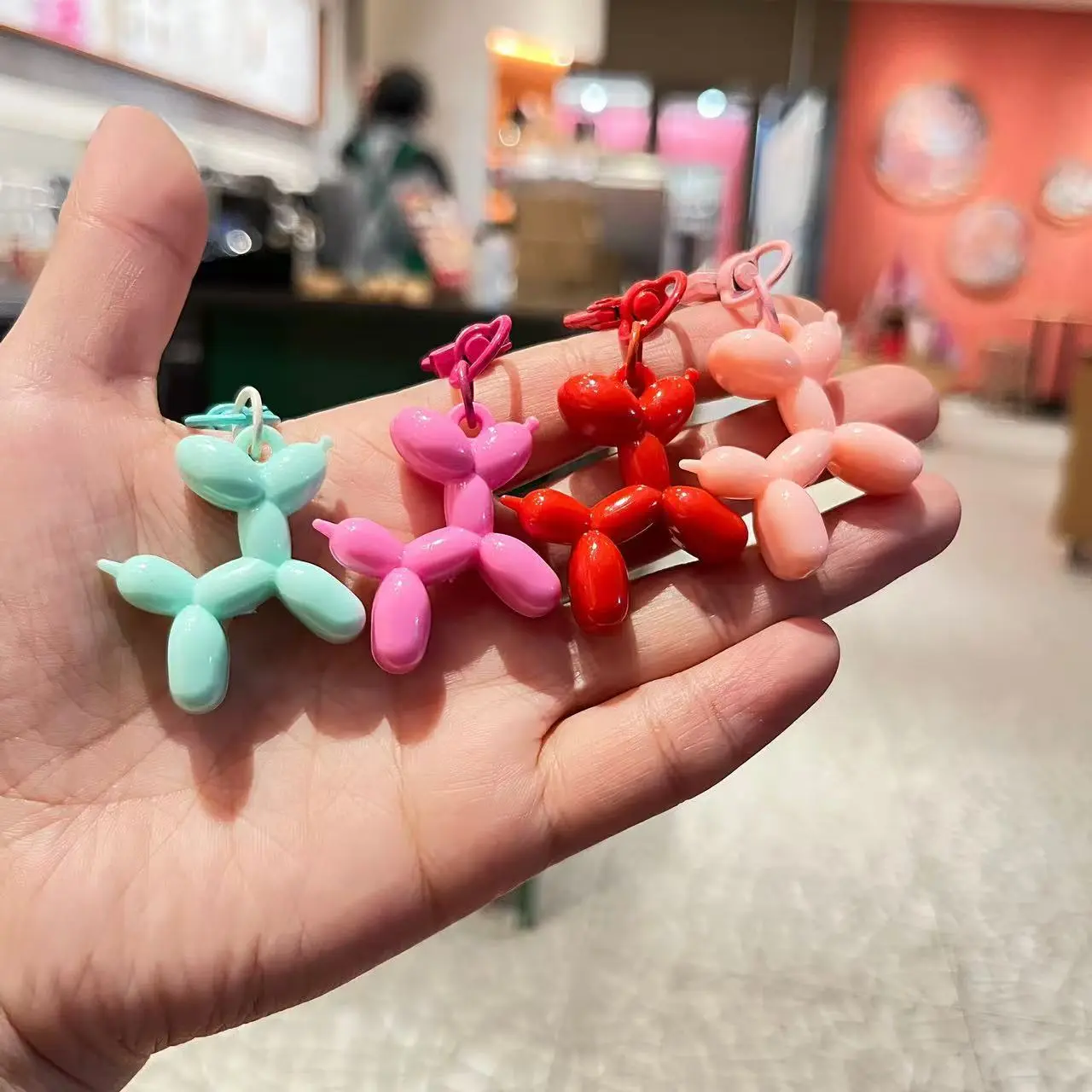 Keychain Gift Cute Acrylic Animal Small Pendant Small Jewelry Backpack Pendant Schoolbag Pendant Accessories