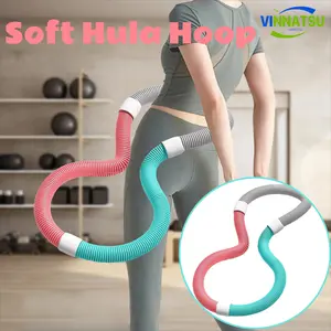 Vinnatsu Hula Hoop Pegas Fitness - Ring Olahraga Portable Elastis/Cocok Untuk Latihan Di Rumah/Mudah Disimpan & Dibawa Alat Otot Wanita
