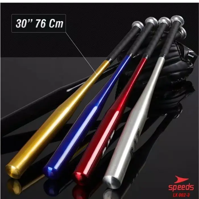 Stick bat tongkat baseball stik pemukul kasti aluminium 76cm lx002-3