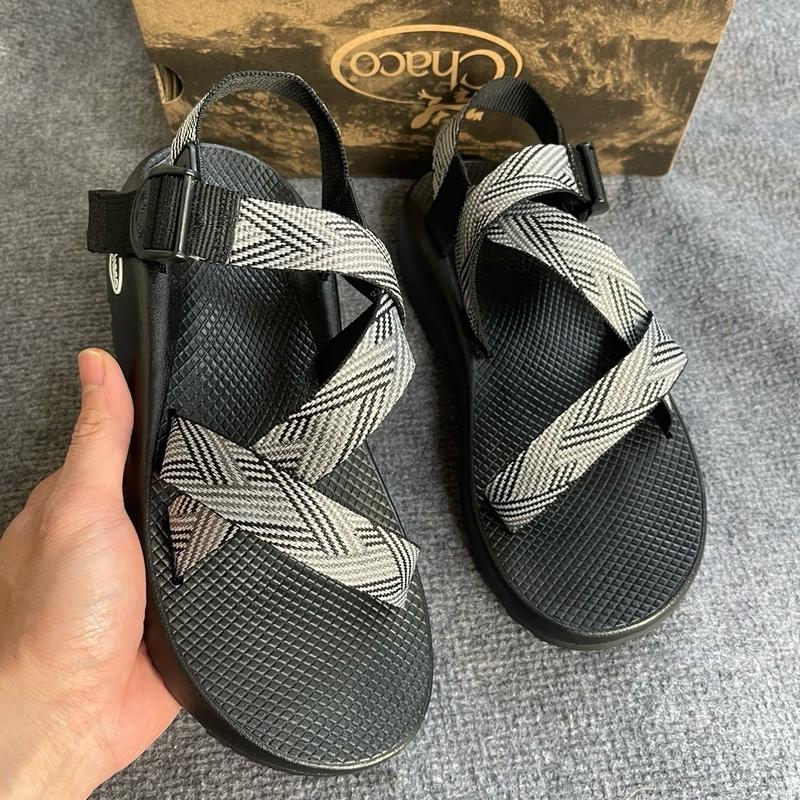 Sandal Chaco cao cấp Mũi tròn Cao Su Nam Đế Bằng Nhung Đồng