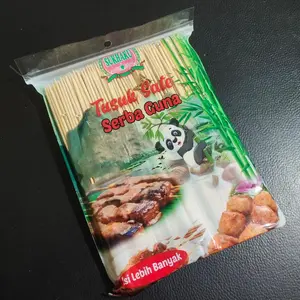 Tusuk Sate Sukhaku 20cm 500gr 500 Batang Tusuk Sate Bambu Putih Bersih