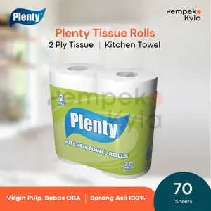 Tissue Dapur plenty 2 roll 2 ply murah meriah