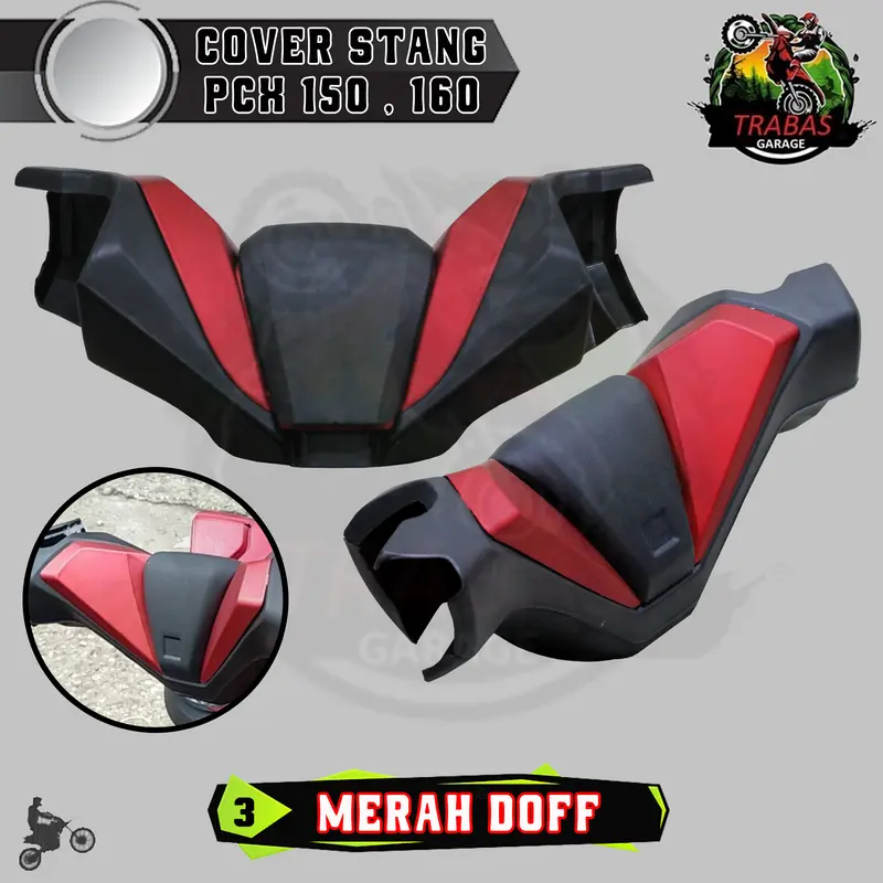 COVER STANG HONDA PCX 150 160 CBU COVER TUTUP STANG PCX150 PCX160 CBU Motor Motorcycle Motor Motorcycle 2