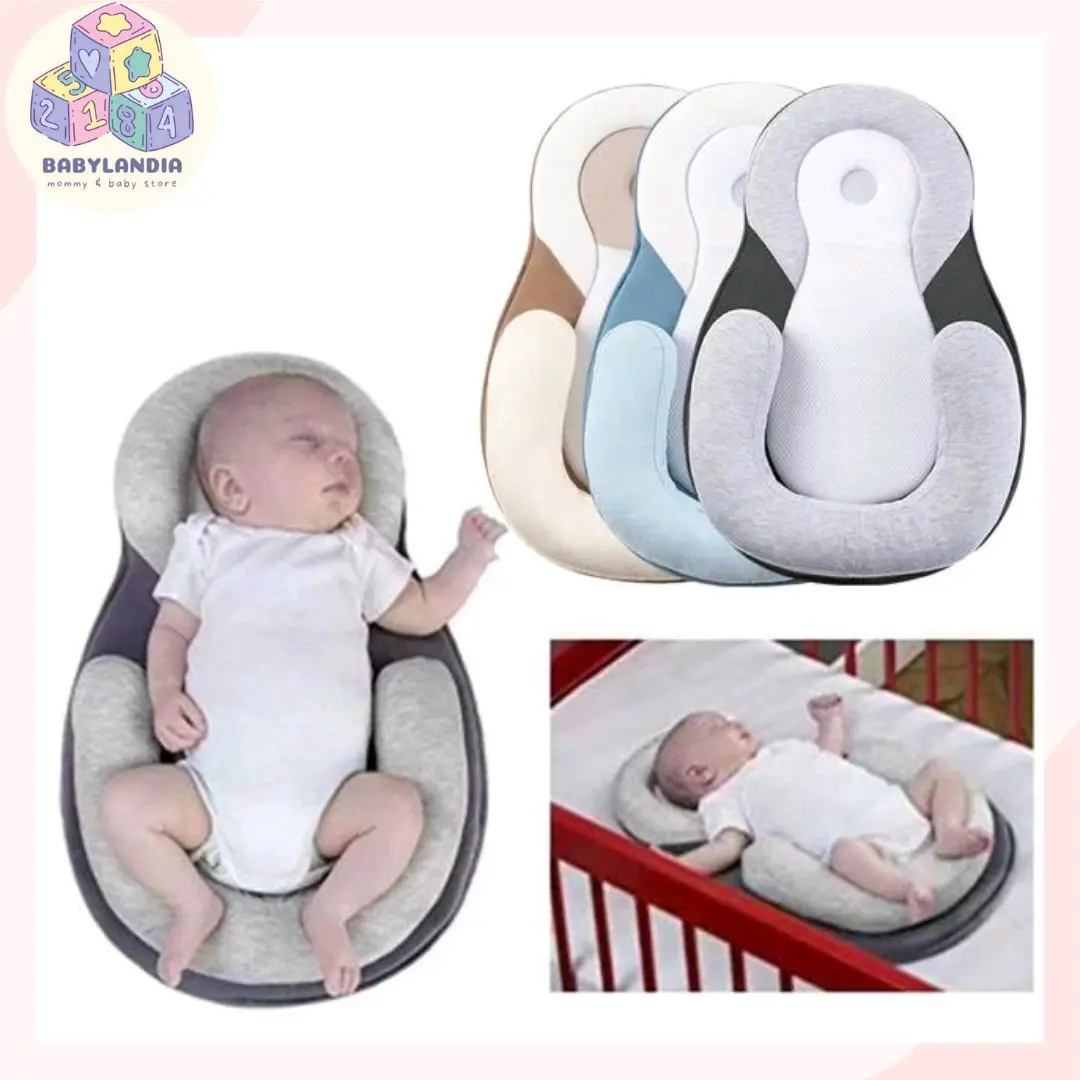 Baby Bed / Infant Bed / Baby Bed Nest / Baby Nest / Nursing Pillow / Baby Pillow / Removable Memory Foam Baby Pillow / Removable Pillow / Baby Shaping Pillow Anti-bias Head Correction / Newborn Anti-rollover 54x35cm / Gift Ideas for Babies / Gift Ideas