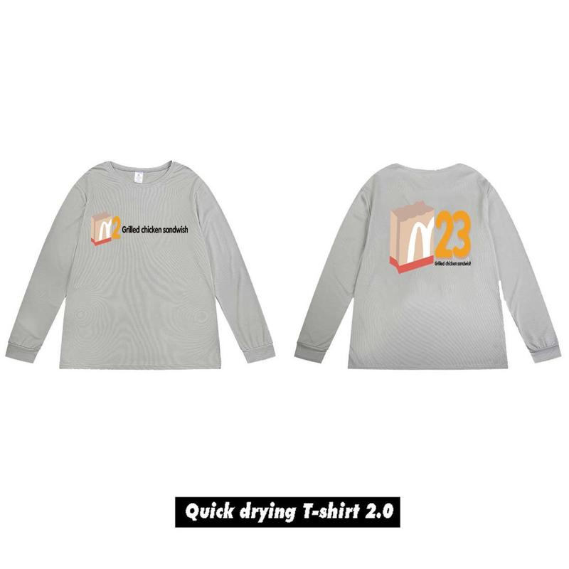 Product Introduction of American-Style Quick-Drying Long-Sleeved Men's Basketball Clothes Long Solid Color Sports Quick-Drying T-shirt High Elastic Sweat-Wicking Workout Clothes Warm-up Jersey 20