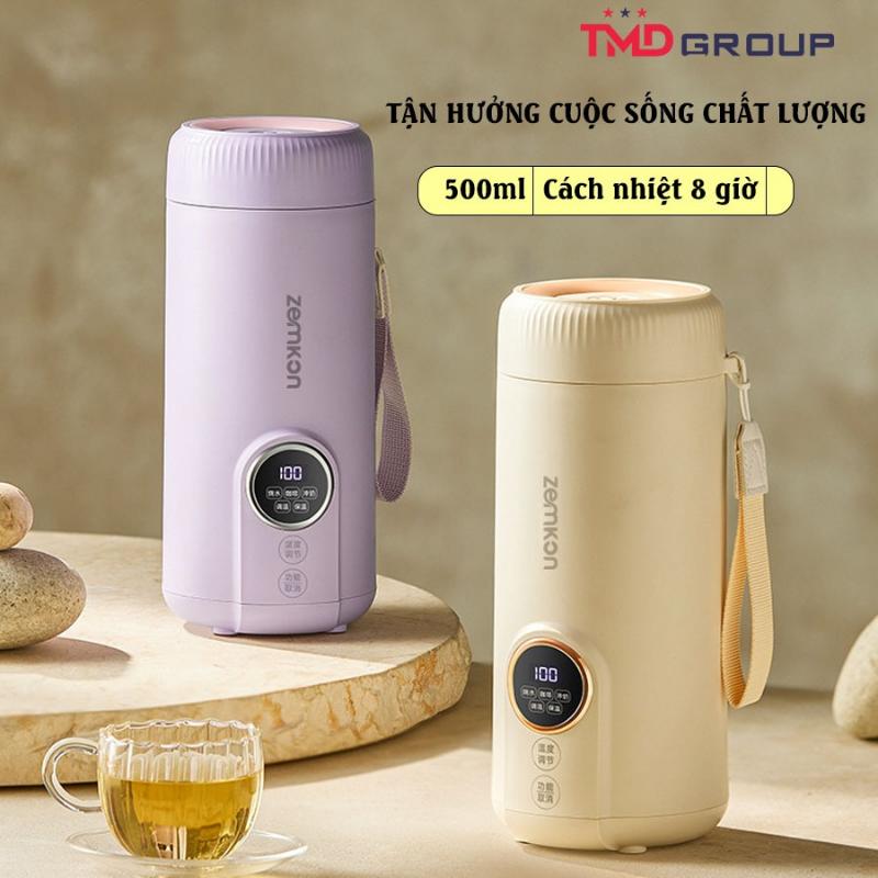 không gỉ 316 Bình đun siêu tốc cầm tay TMD 550ml - Chỉnh nhiệt 45 đến 100 Đun sôi trong 6 phút, Pha sữa, Pha trà