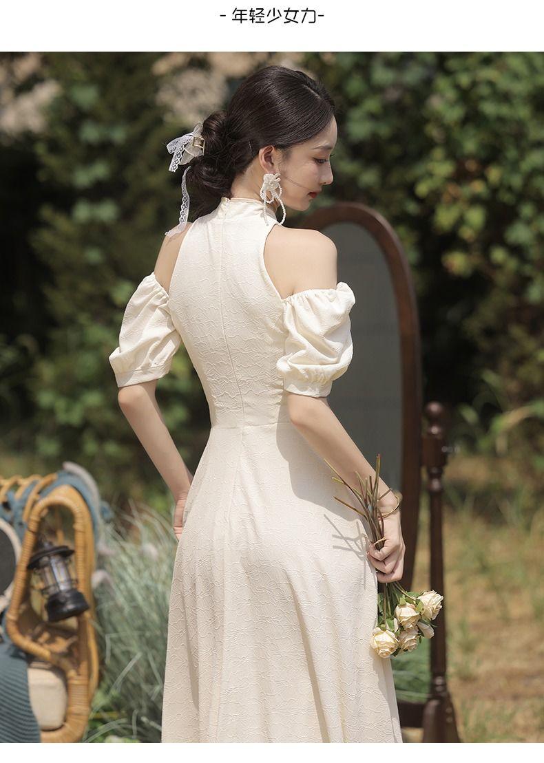 Product Introduction of Elegant Champagne Bridesmaid Dresses for 2025 Unique and Stylish Sisterhood Dresses for Spring Autumn Summer 21