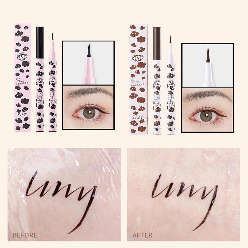 Product Introduction of Liquid Eyeliner Eyebrow Pencil Soft Brush Tip Line Smooth Waterproof Sweatproof Long-lasting Natural Non-fading Eye Makeup 17