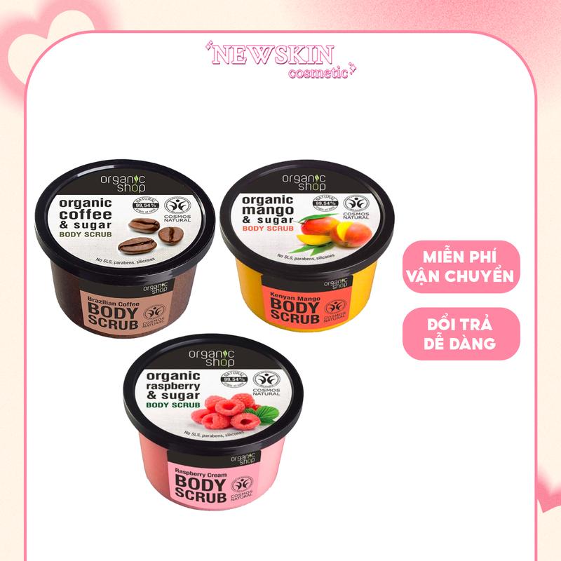  Tẩy Tế Bào Chết Toàn Thân Organic Shop Body Scrub Women Dưỡng Da Body Dưỡng Body Peel Da Peel Da Body 