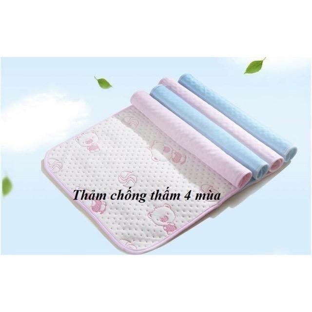  Tấm Lót Xốp Trải Giường Chống Thấm Cho Bé Kích Thước To Rộng 