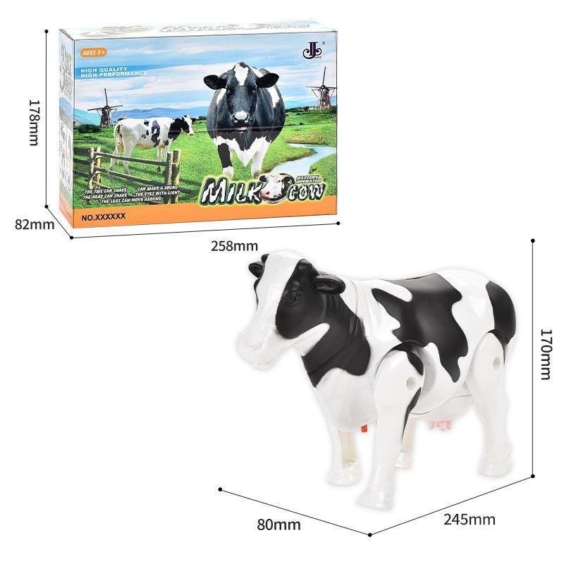 REDFIRE TOYS MAINAN EDUKATIF SAPI TERNAK MILK COW BATERAI BISA JALAN ADA LAMPU DAN SUARA HEWAN 2