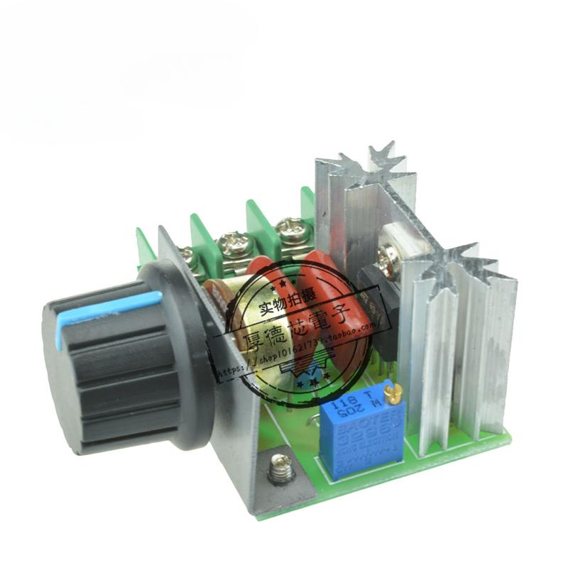 Product Introduction of 10PCS 2000W thyristor governor motor 220V high power electronic voltage regulator dimming speed regulation temperature regulation 14