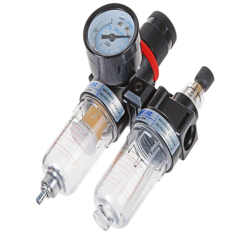 Cốc Lọc Khí Tách Nước Van Điều Áp loại To và Nhỏ Có đồng hồ đo áp Giá Tốt