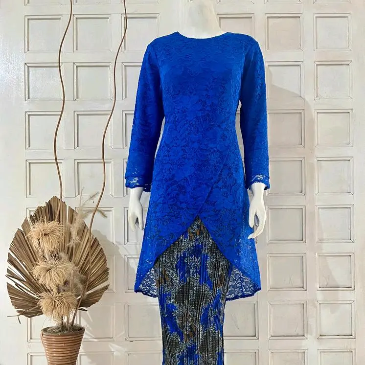 ATASAN KEBAYA TUNIK BROKAT/KEBAYA SERAGAMAN PESTA/KEBAYA WISUDA