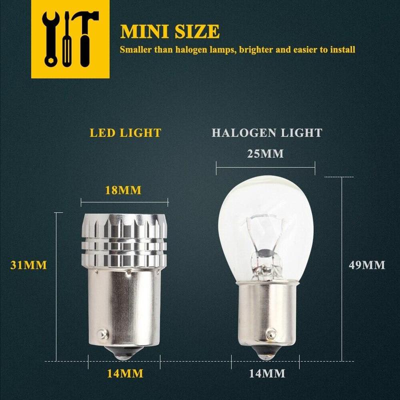 Product Introduction of 2PCS 1156 BA15S BAU15S P21W PY21W Signal Light 1157 BAY15D LED Bulb 2016SMD Brake Reverse Lamp Daytime Running Light 27