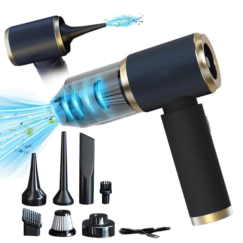 Car Vacuum Cleaner, 1 Count 5000PA Cordless Handheld Car Vacuum & Air Duster, Portable Wet & Dry Car Vacuum Cleaner with LED Light & Multi Nozzles for Car, Home, Pet 0