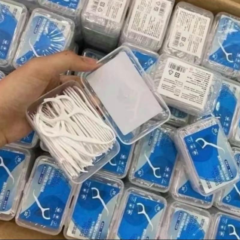 Combo 12 Hộp- 600 Chiếc Tăm Chỉ Nha Khoa Tiệt Trùng, Tăm Nha Khoa Vệ Sinh Kẽ Răng Chuyên Dụng 7