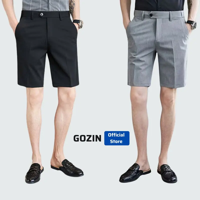 [COMBO 2, 3 QUẦN] Short nam GOZIN Tây Âu Vải Vitex Chất Đệp, Co Giãn Nhẹ, không Bai Xù -JA04 0