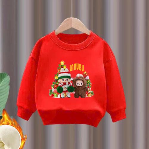 Set bộ nỉ in hình LABUBU 5D sắc nét, phom dáng đẹp cho bé trai, bé gái từ 6-30kg 5