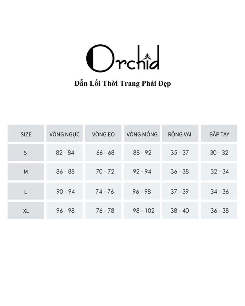 Product Introduction of Đầm tầng tơ hoa tay phồng tiểu thư Orchid - BH10X569 0