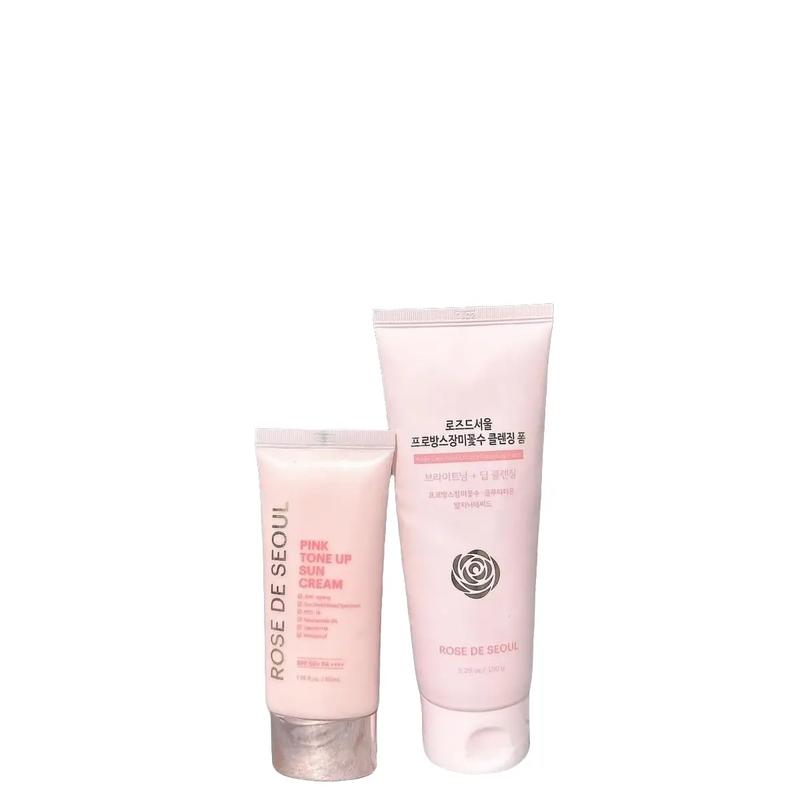Combo kem chống nắng rose de seoul+sữa rửa mặt rose de seoul 150ml hạn dùng 2027 Skincare Làm Đẹp Da
