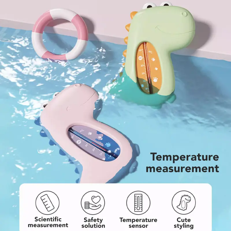 Sakumini Dino Water Thermometer Baby Termometer Suhu Air Mandi Anak Bayi 1