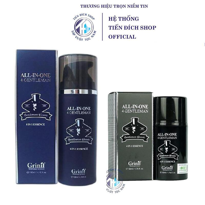 CHÍNH HÃNG HCM Kem dưỡng da cho nam giới GRINIF All In One 4 Gentleman 50ml và 120ml cao cấp Hàn Quốc Serum