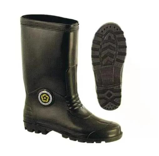 Product Introduction of Korakoh M6000 Heavy Duty Black Safety Rubber Boot Waterproof Shoes 4
