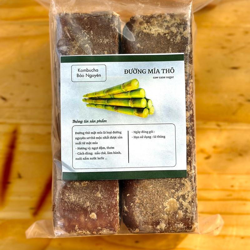 Đường mía thô, đường phên, đường mật mía 1kg nuôi nấm nước kefir, nấu chè Ngọt Sugar