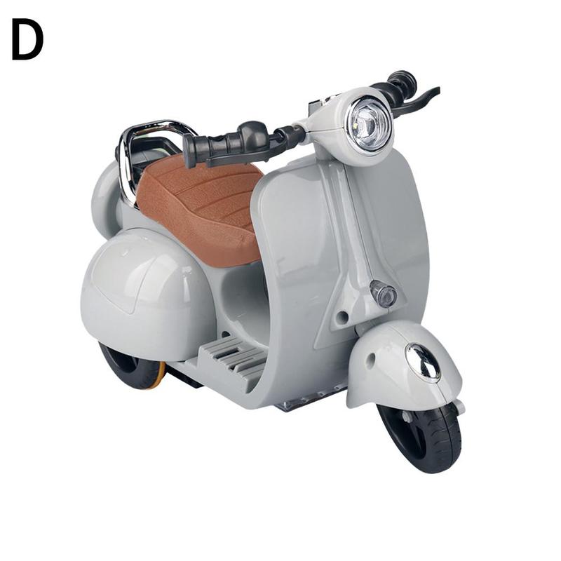 Product Introduction of [Size:4.9x7.5x3.7in]MotorcycleToy Palm-Sized Electric Bike Q6S9 rotates 360 degrees. Noise and light Cannot be ridden 30