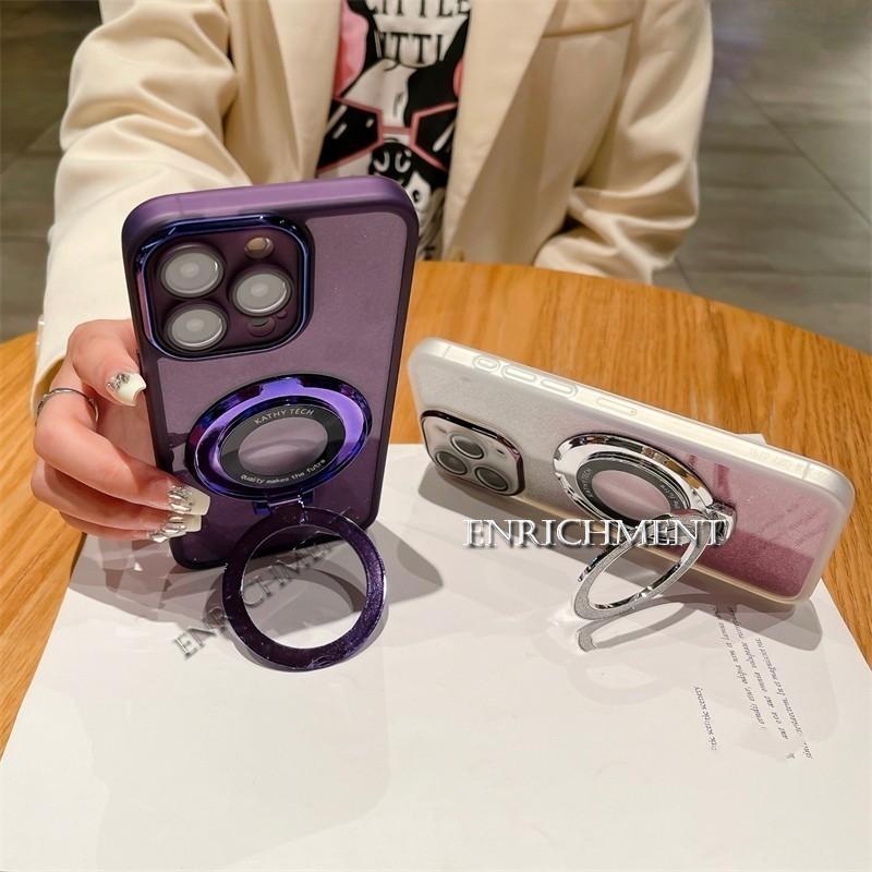 Product Introduction of For Oppo Reno12 Reno12Pro 5G Gradient Bling Casing Transparent Magnetic Ring Holder caseoh harga casing hp Phone Case Shockproof Camera Lens Protector anti slip Back Cover 17