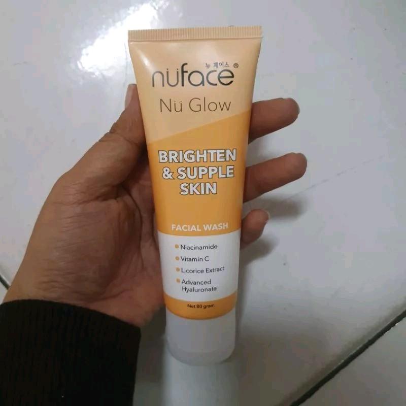 Nuface Facial Wash 80g / sabun cuci muka nuface Kering Kusam Mencerahkan 3