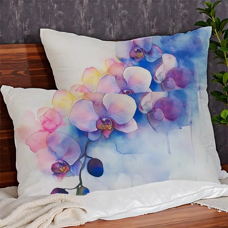Floral Print Duvet Cover Set, Including 1 Duvet Cover & Pillowcase, Soft Comfortable Bedding Set for Home Bedroom 2