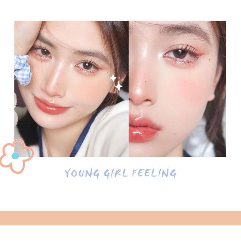 Lameila-Phấn Má Hồng Ngọc Trai Đơn Sắc, Phấn Tạo Khối Rouge, Trang Điểm Khỏa Thân, Đường Viền Khuôn Mặt 7