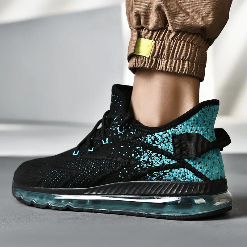 Customize Plus Size US 13 14 EU 47 48 Man Air Cushion Casual Sports Sneakers Blank Mesh Running Walking Shoes for Men Runner Trainers_voghion.com