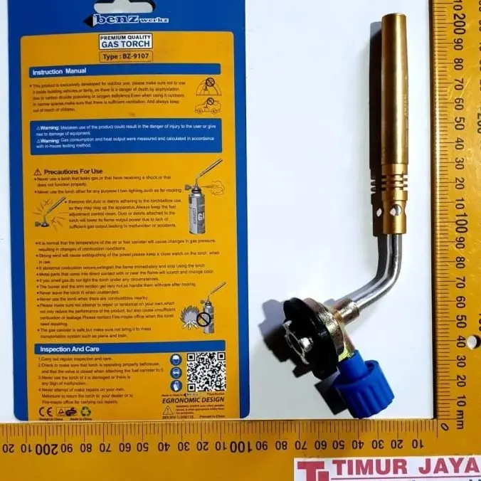 ORANGE FLAME brazing torch kepala korek las tabung gas kuningan 1300C ...